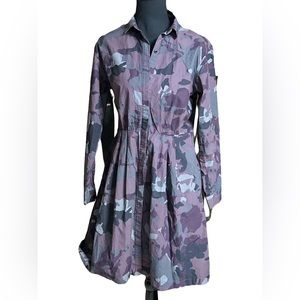 Gap - Purple camo long sleeve dress